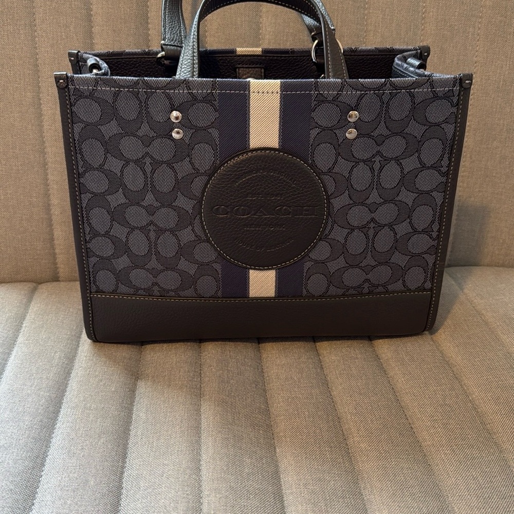 Coach medium denim blue Tote Bag